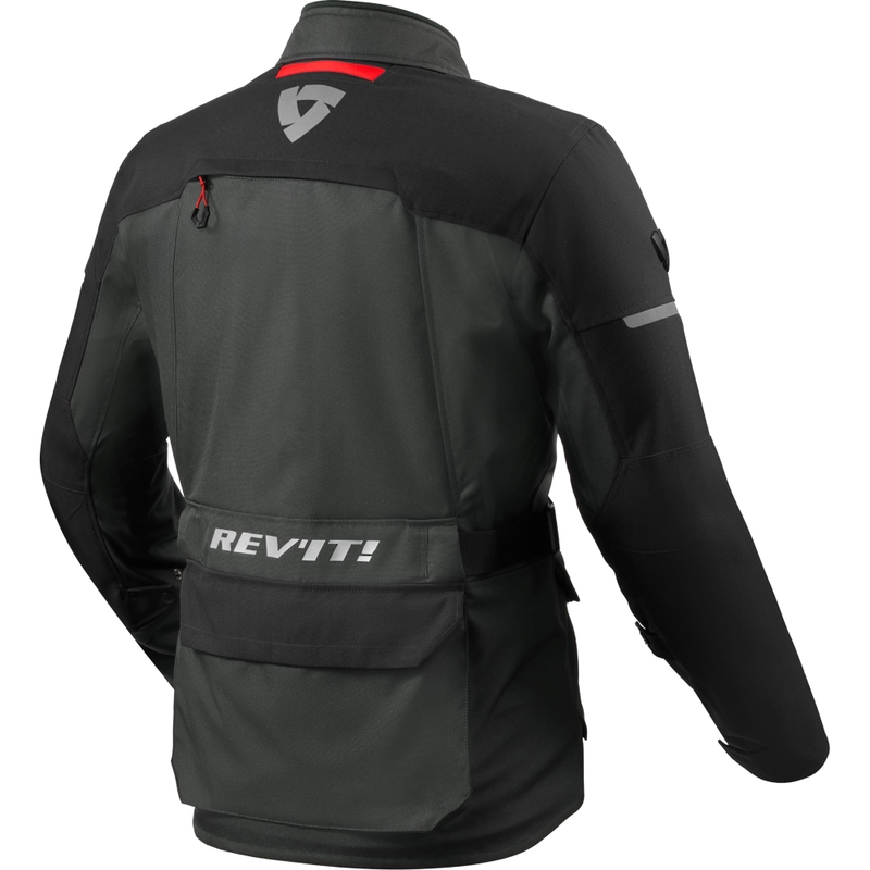 Giacca da moto Revit Outback 5 H2O Antracite-Nero