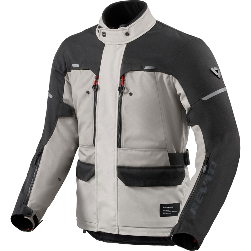 Giacca da moto Revit Outback 5 H2O argento-nero