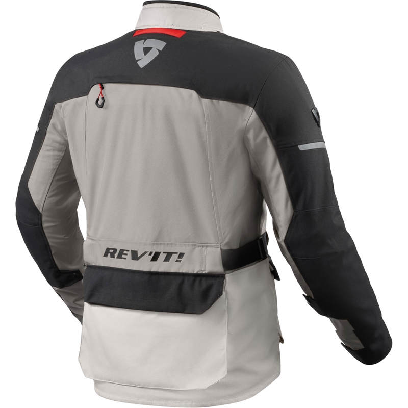 Giacca da moto Revit Outback 5 H2O argento-nero