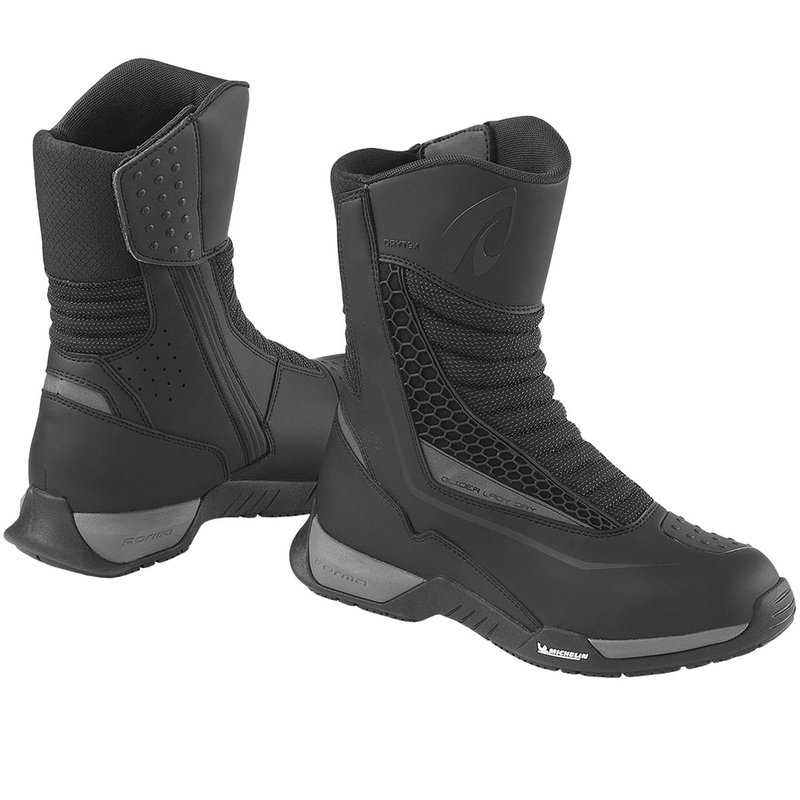 Stivali da moto da donna Forma Glider Lady Dry nero-antracite