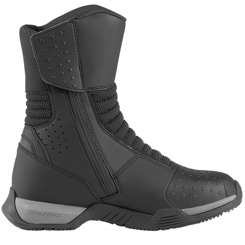 Stivali da moto da donna Forma Glider Lady Dry nero-antracite