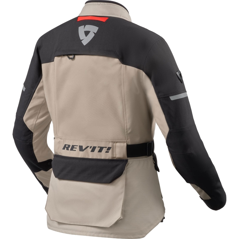 Giacca da moto da donna Revit Outback 5 H2O sabbia-nero