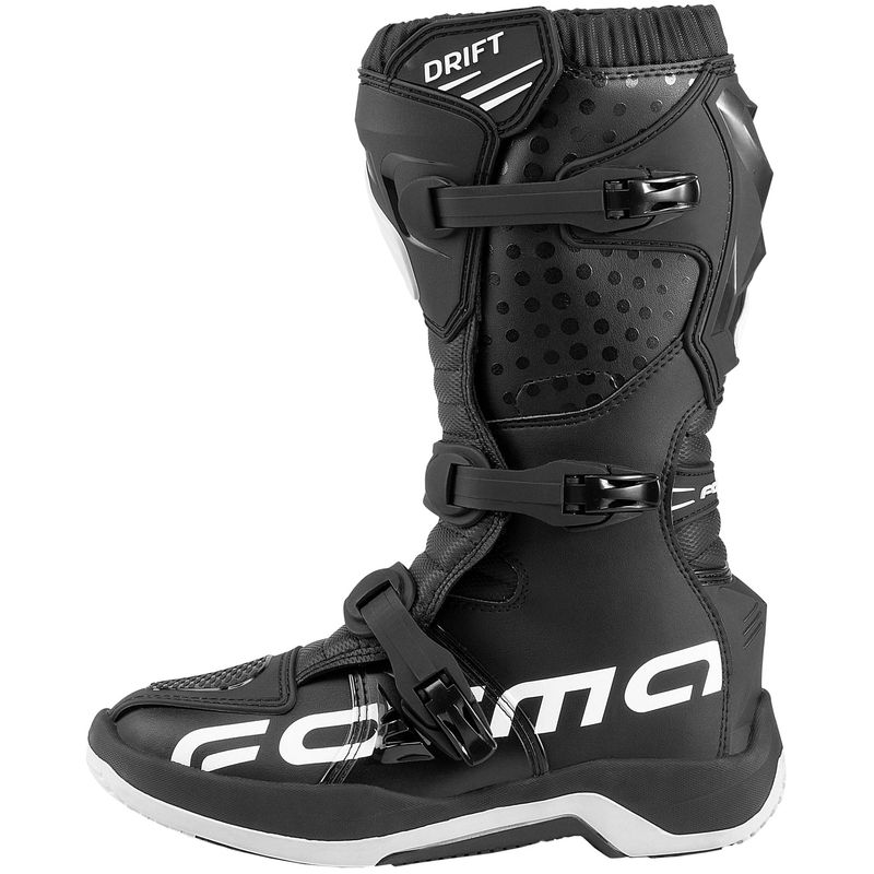 Stivali da moto per bambini Forma Drift neri