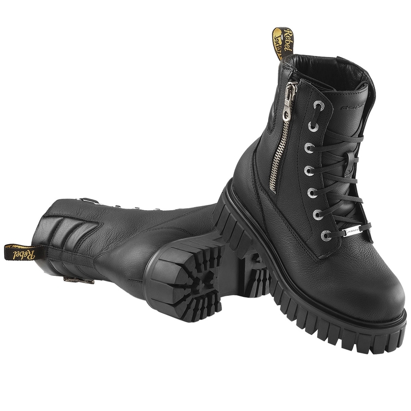 Stivali da moto da donna Forma Rebel Dry neri