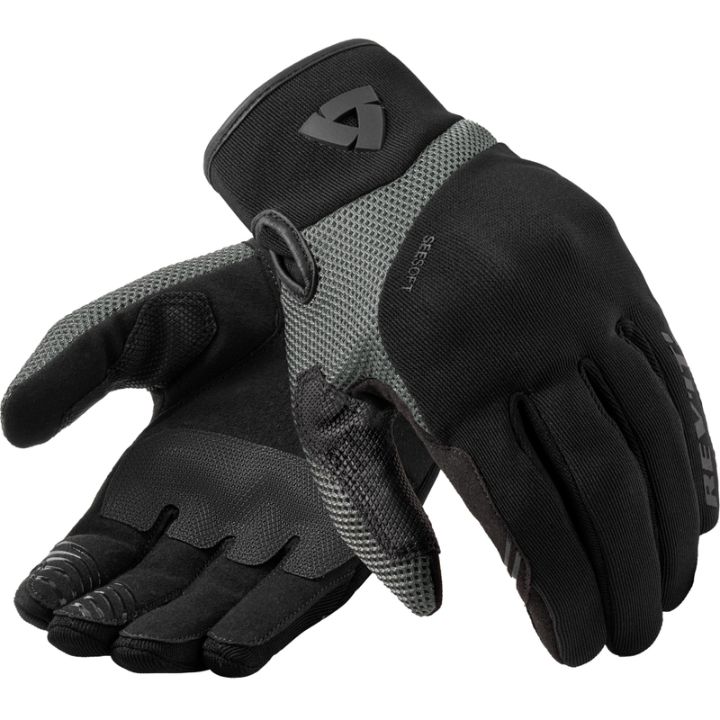 Guanti da moto Revit Endo nero-grigio