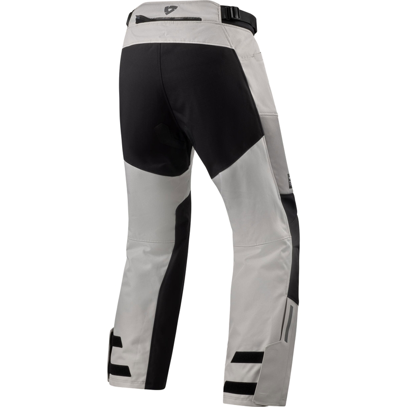 Pantaloni da moto Revit Outback 5 H2O corti argento-nero