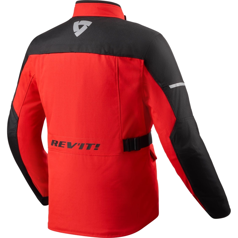 Giacca da moto Revit Convergent H2O rosso-nero
