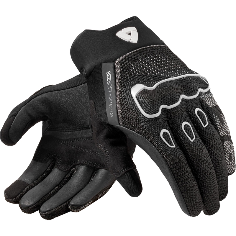 Guanti da moto Revit Hyperspeed 3 neri-bianchi