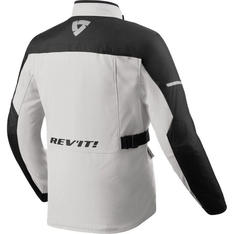 Giacca da moto Revit Convergent H2O argento-nero