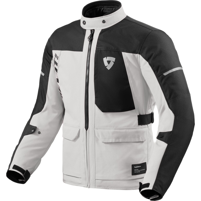 Giacca da moto Revit Convergent H2O argento-nero
