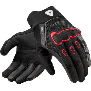 Guanti da moto Revit Hyperspeed 3 Nero-Rosso Fluo