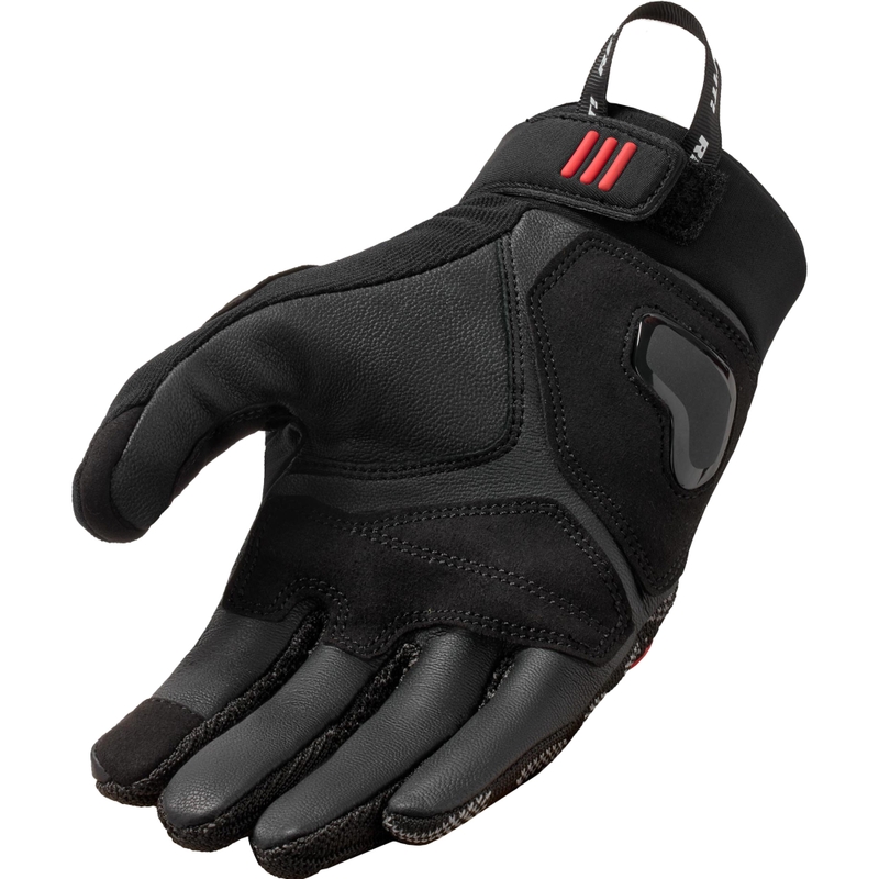 Guanti da moto Revit Hyperspeed 3 Nero-Rosso Fluo