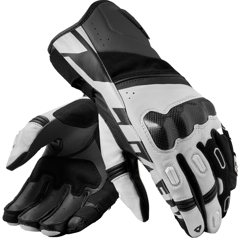 Guanti da moto Revit RSR 5 neri-bianchi