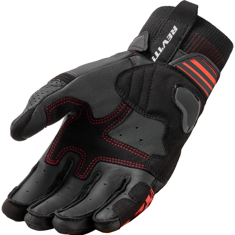 Guanti da moto Revit Positron nero-rosso