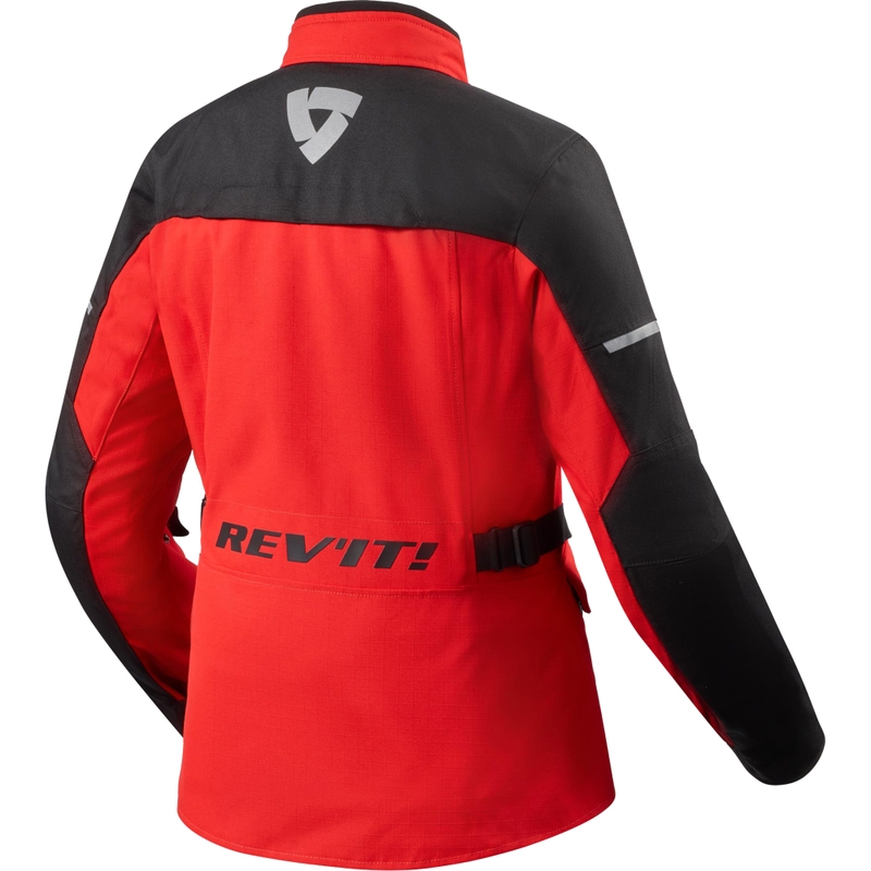 Giacca da moto Revit Convergent H2O da donna rosso-nero