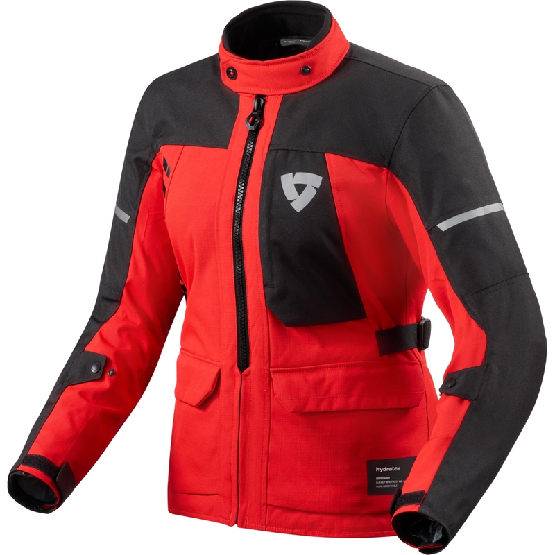 Giacca da moto Revit Convergent H2O da donna rosso-nero