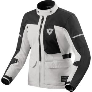 Giacca da moto da donna Revit Convergent H2O argento-nero
