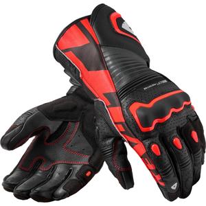 Guanti da moto Revit Argon 3 nero-rosso fluo