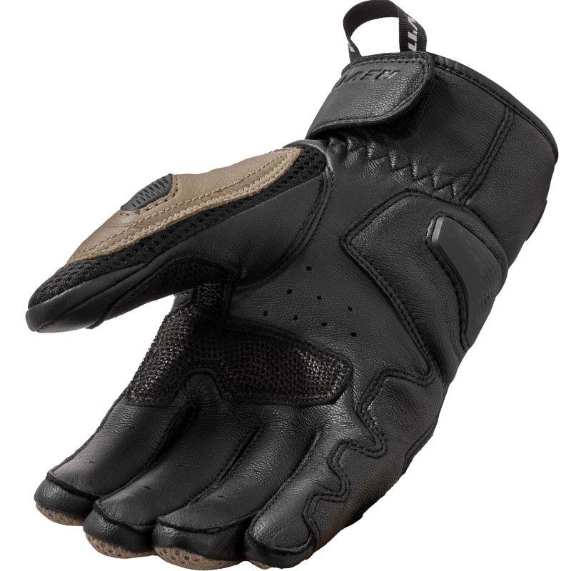 Guanti da moto Revit Dirt 4 nero-sabbia