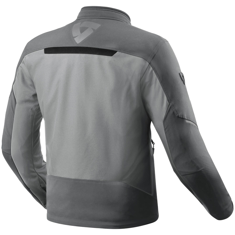 Giacca da moto Revit Venator H2O grigio chiaro-grigio