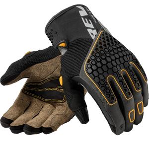 Guanti da moto Revit Mangrove 2 Nero-Giallo senape