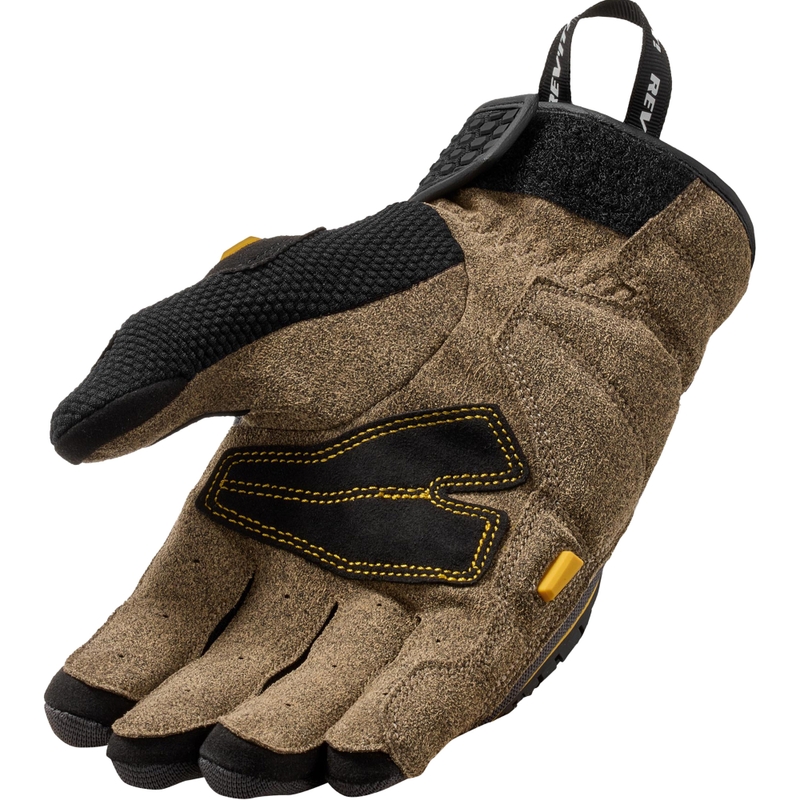 Guanti da moto Revit Mangrove 2 Nero-Giallo senape