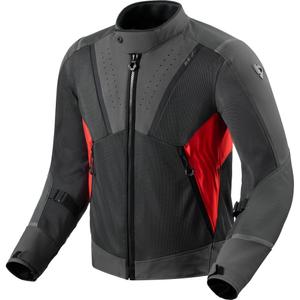 Giacca da moto Revit Airwave 4 nera-rossa