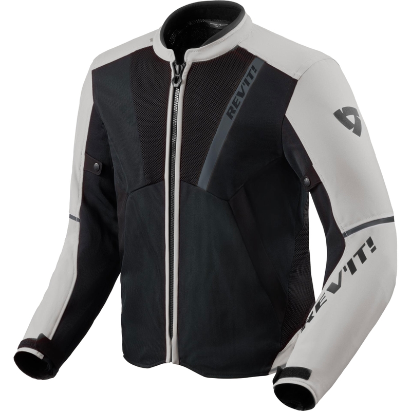 Giacca da moto Revit GT-R 4 Air Argento-Nero