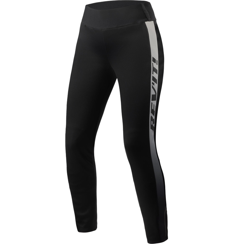 Leggings da moto Revit Talia da donna corti, neri e bianchi