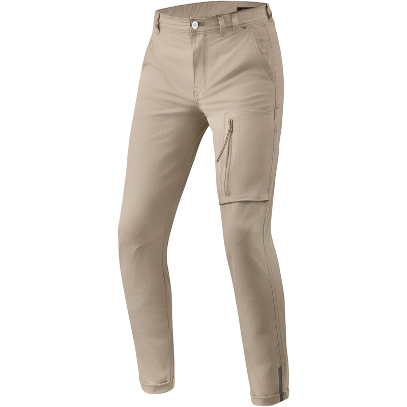 Pantaloni da moto Revit Chino Terry Skinny Extra Cropped Sabbia
