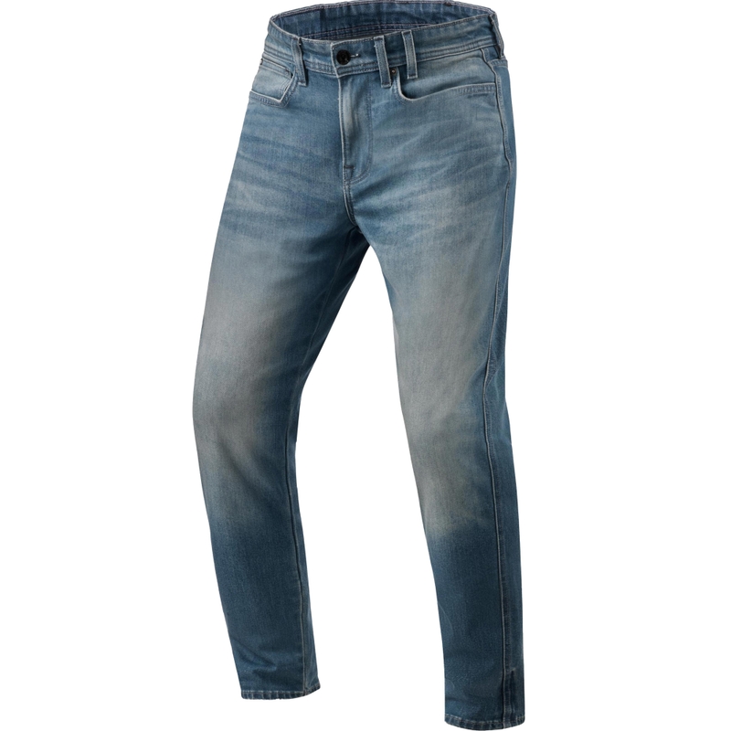 Jeans da moto Revit Keegan Tapered blu medio