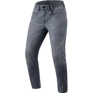Jeans da moto Revit Keegan Tapered Cropped, grigio medio lavato