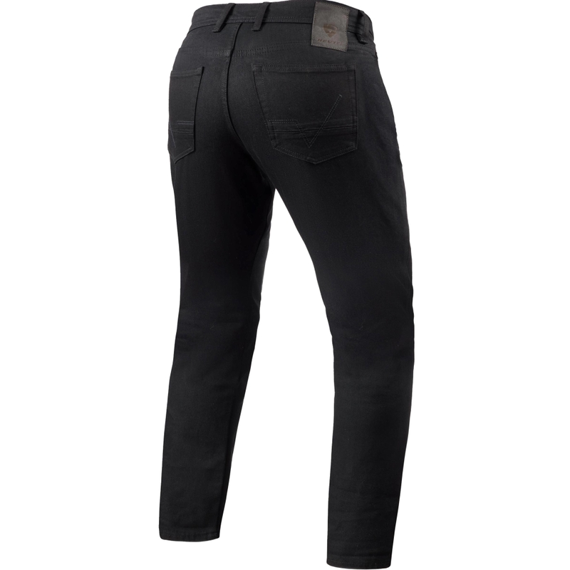 Jeans da moto Revit Keegan Tapered Extra Cropped neri