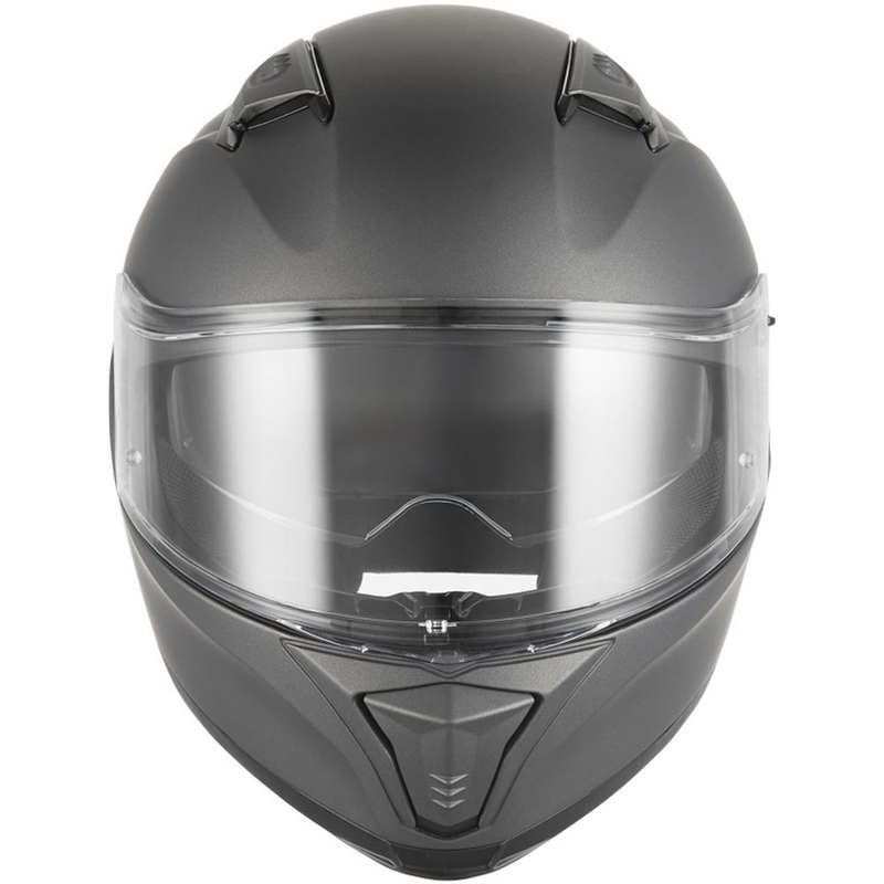 Casco integrale da moto NOX N402, titanio opaco