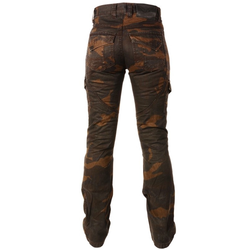 Jeans donna Ayrton Camino marrone camo Saldi