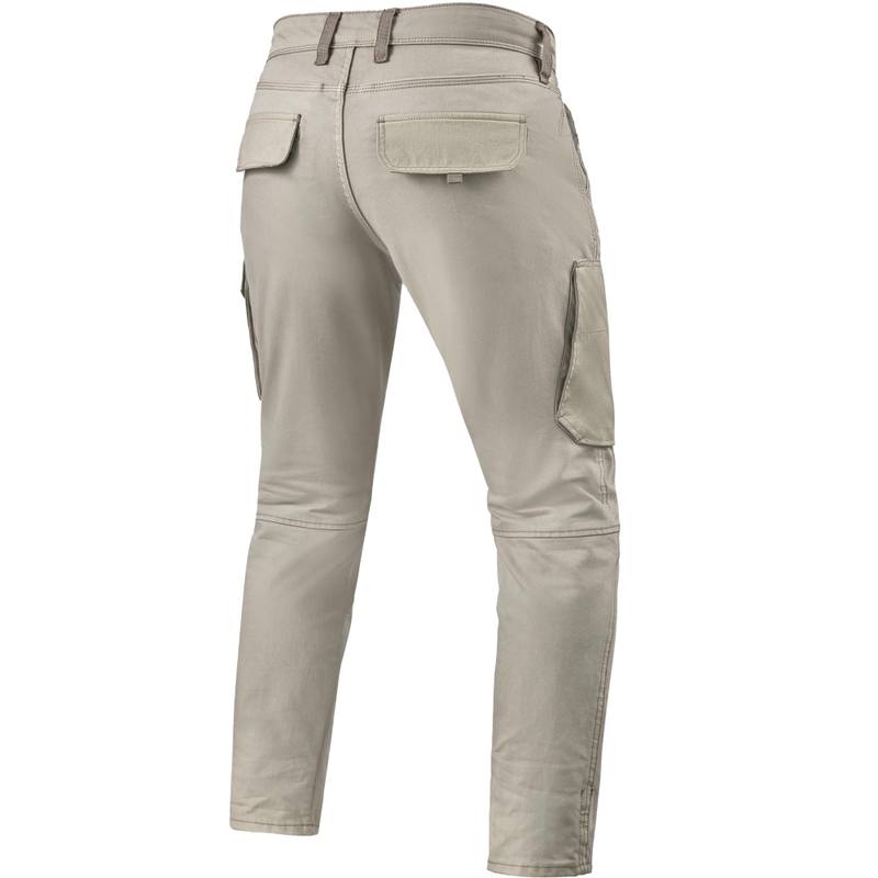 Jeans da moto Revit Cargo Brant Slim Extra Cropped Sabbia