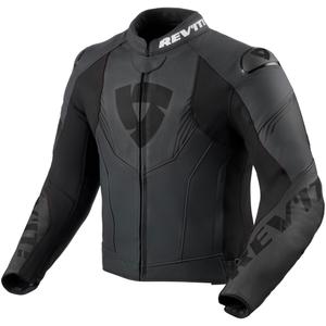 Giacca da moto in pelle Revit Argon 3 nero-antracite