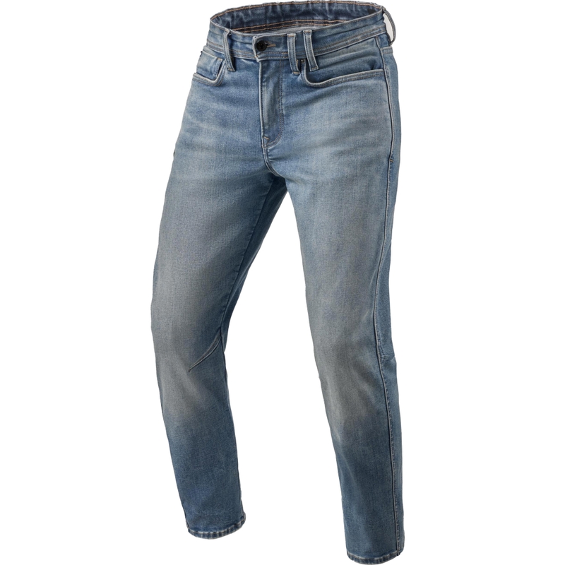 Jeans da moto Revit Detroit 3 Tapered blu medio