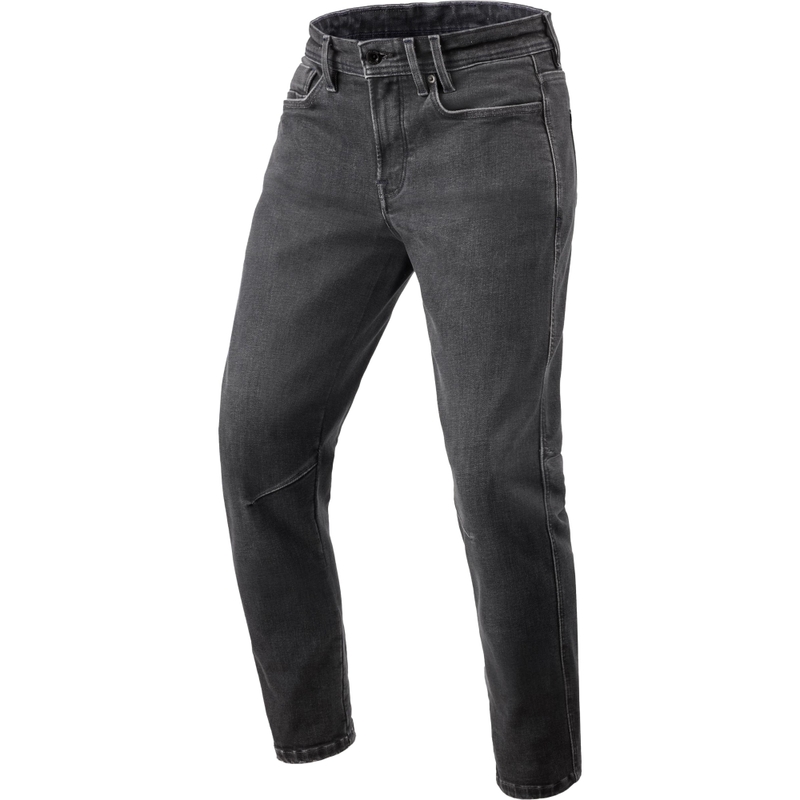 Jeans da moto Revit Detroit 3 Tapered Nero scuro