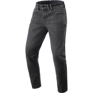 Jeans da moto Revit Detroit 3 Tapered Cropped neri scuri