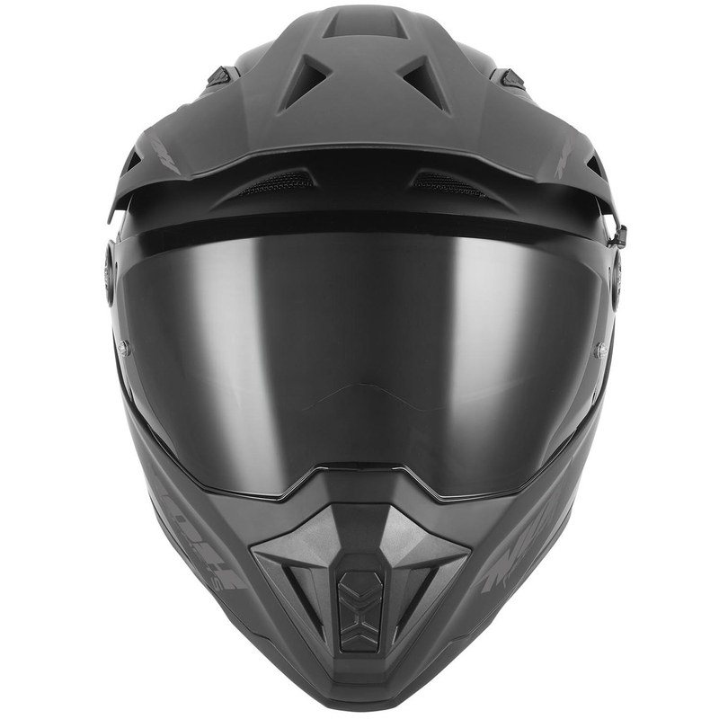 Casco da moto enduro NOX N350 nero opaco