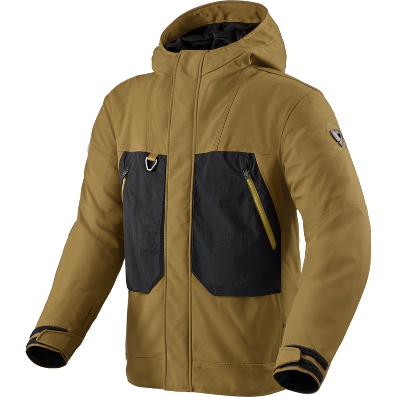 Giacca da moto Revit Entropy H2O marrone-nero