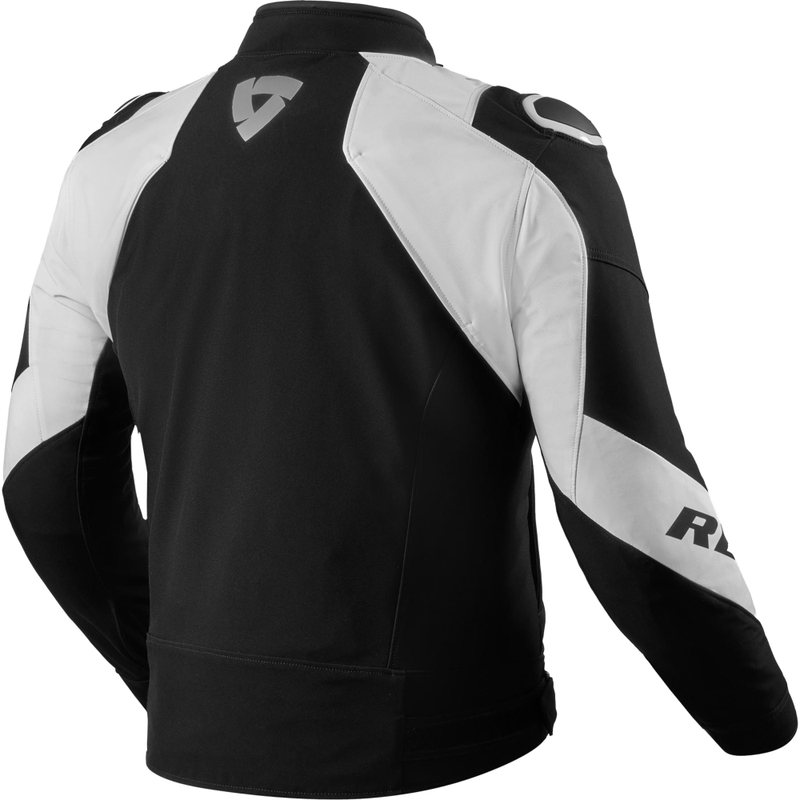 Giacca da moto Revit Hyperspeed 3 H2O nera-bianca