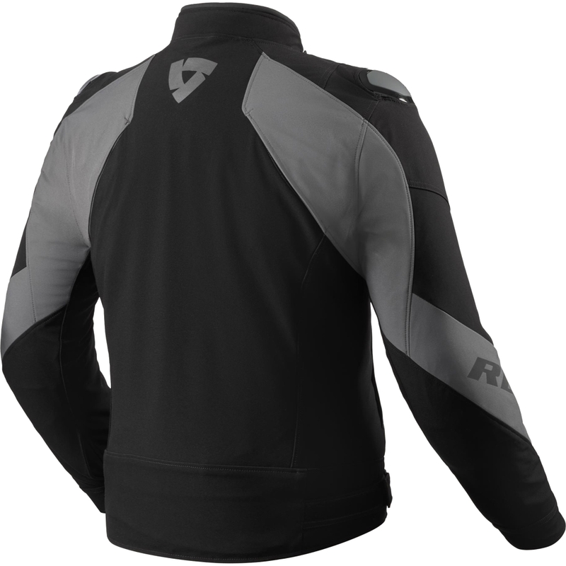 Giacca da moto Revit Hyperspeed 3 H2O nera-grigia