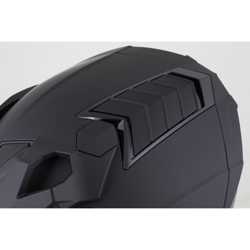 Casco moto enduro ZED XD1 nero opaco-giallo fluo