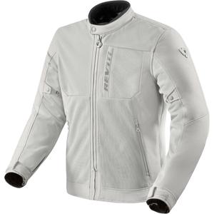 Giacca da moto Revit Highcrest argento