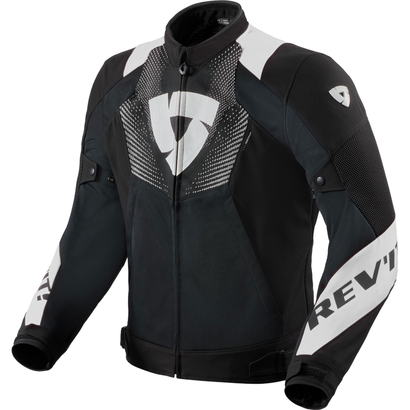 Giacca da moto Revit Hyperspeed 3 GT Air nera-bianca