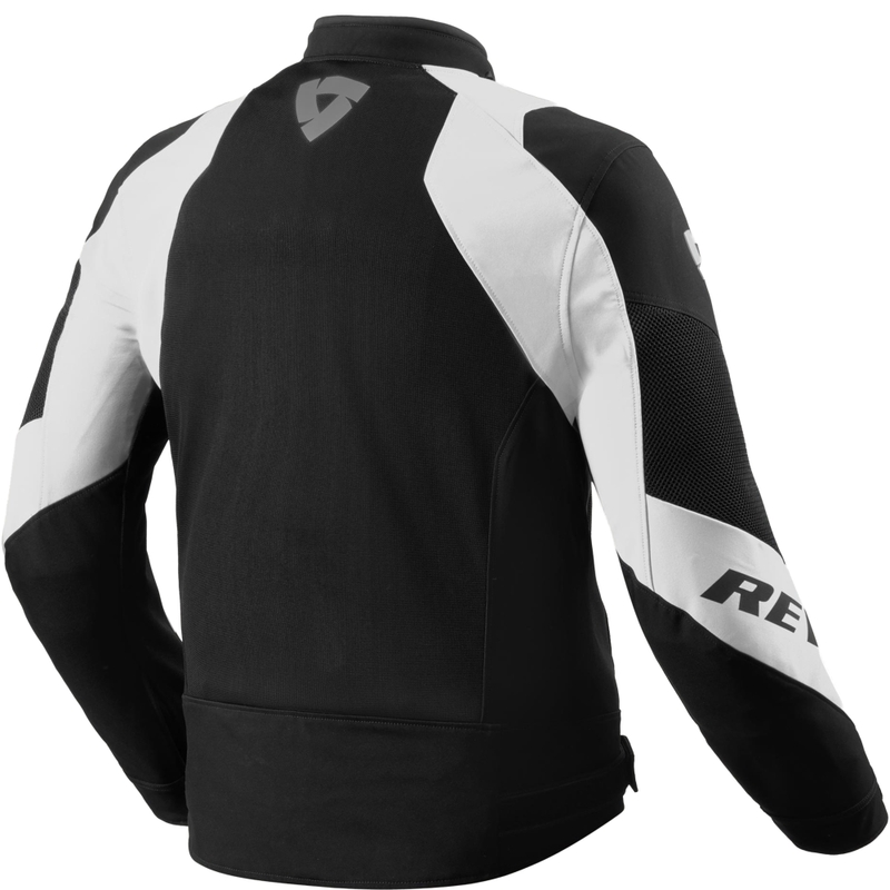 Giacca da moto Revit Hyperspeed 3 GT Air nera-bianca