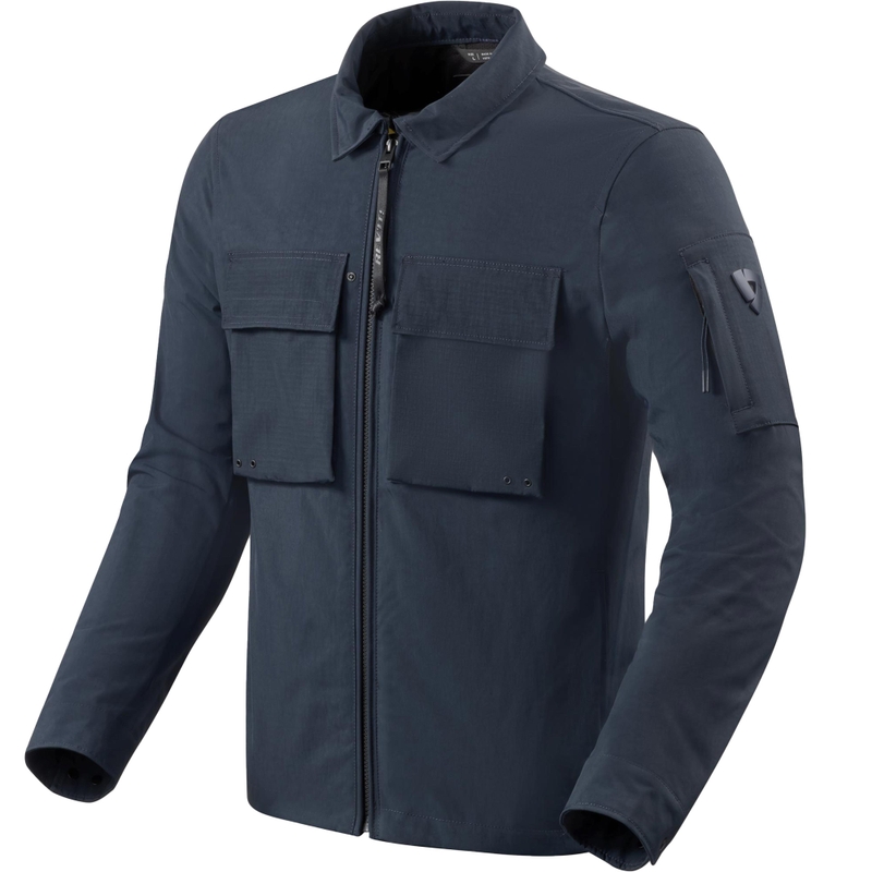 Camicia da motociclista Revit Yaletown blu scuro