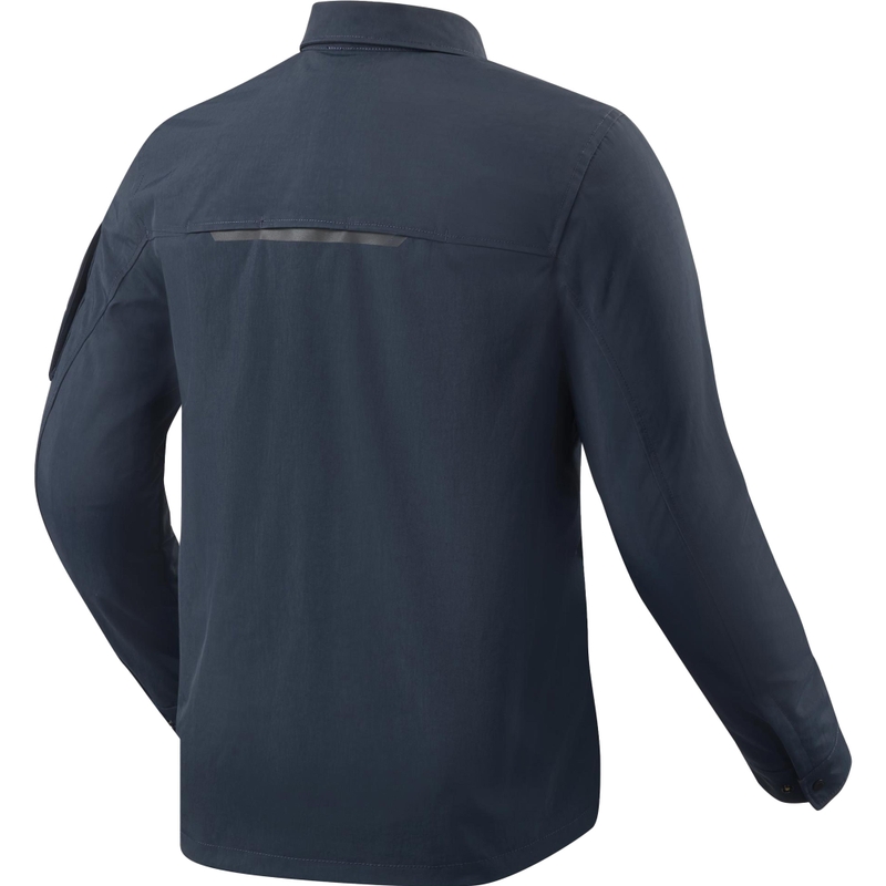 Camicia da motociclista Revit Yaletown blu scuro